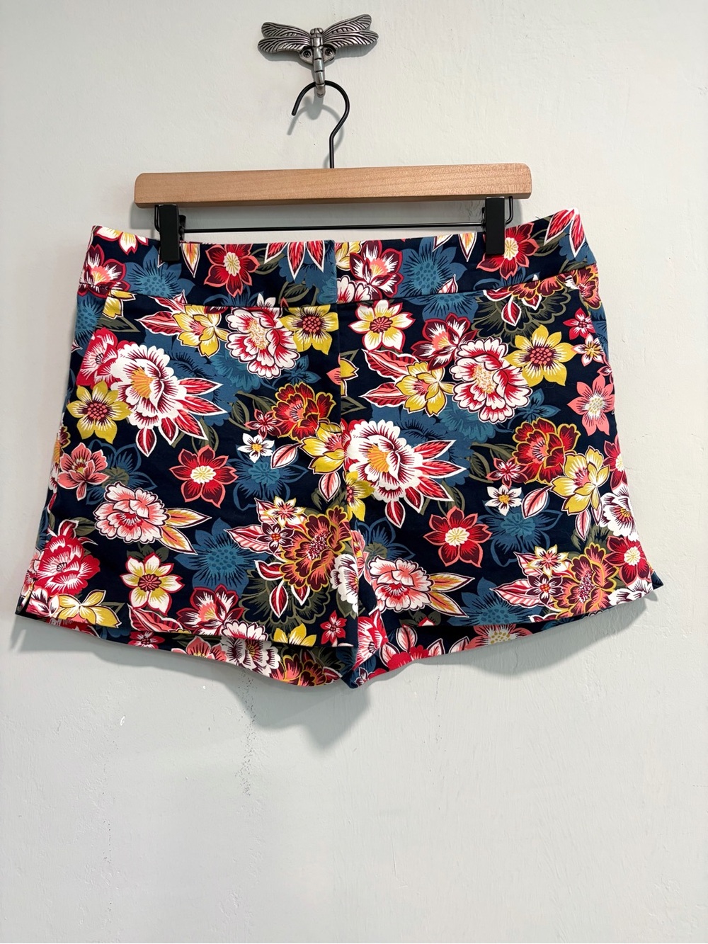 LOFT Floral Chino Shorts